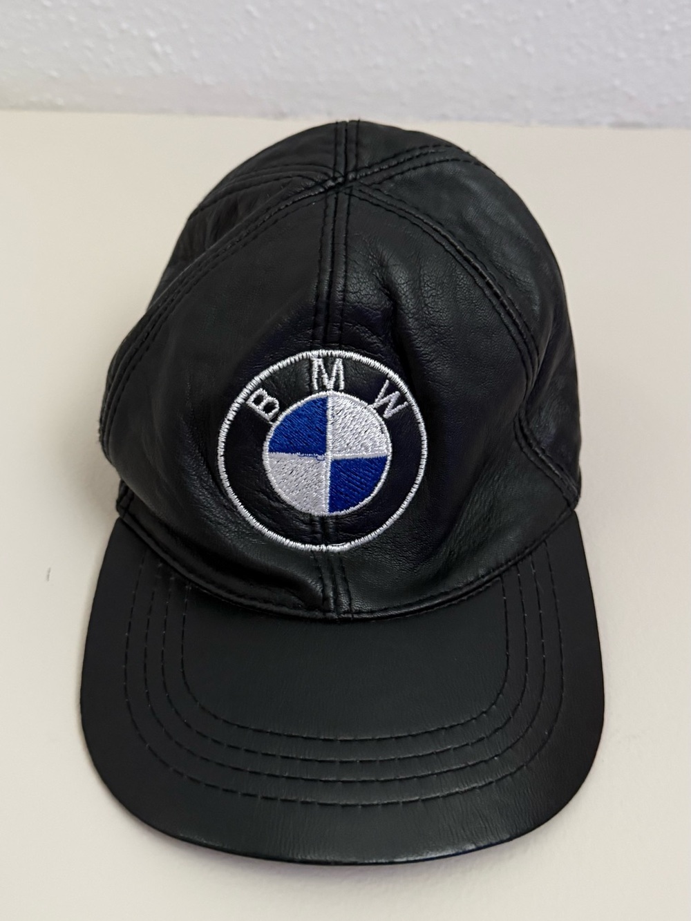 BMW Black Cap with Blue and White Roundel